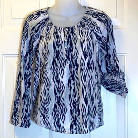 NOTATIONS PETITE WOMEN BLOUSE SIZE PS - Picture 1 of 9